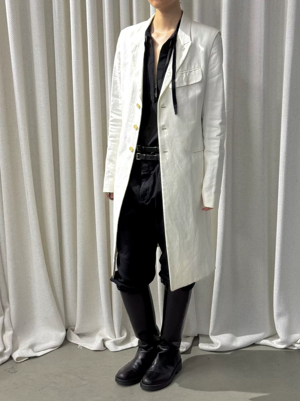 Ann Demeulemeester｜SS2015 Showpiece Knight Coat