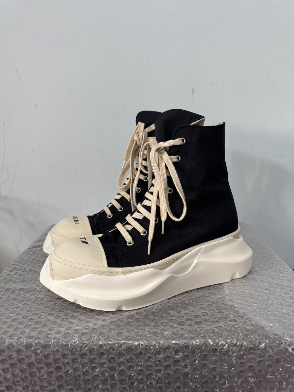 Rick Owens Drkshdw Abstract Print High-Top Sneakers
