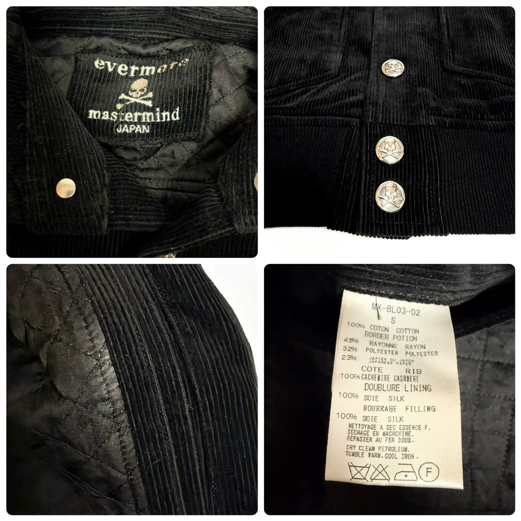 mastermind Japan AW10 Silver Corduroy Jacket