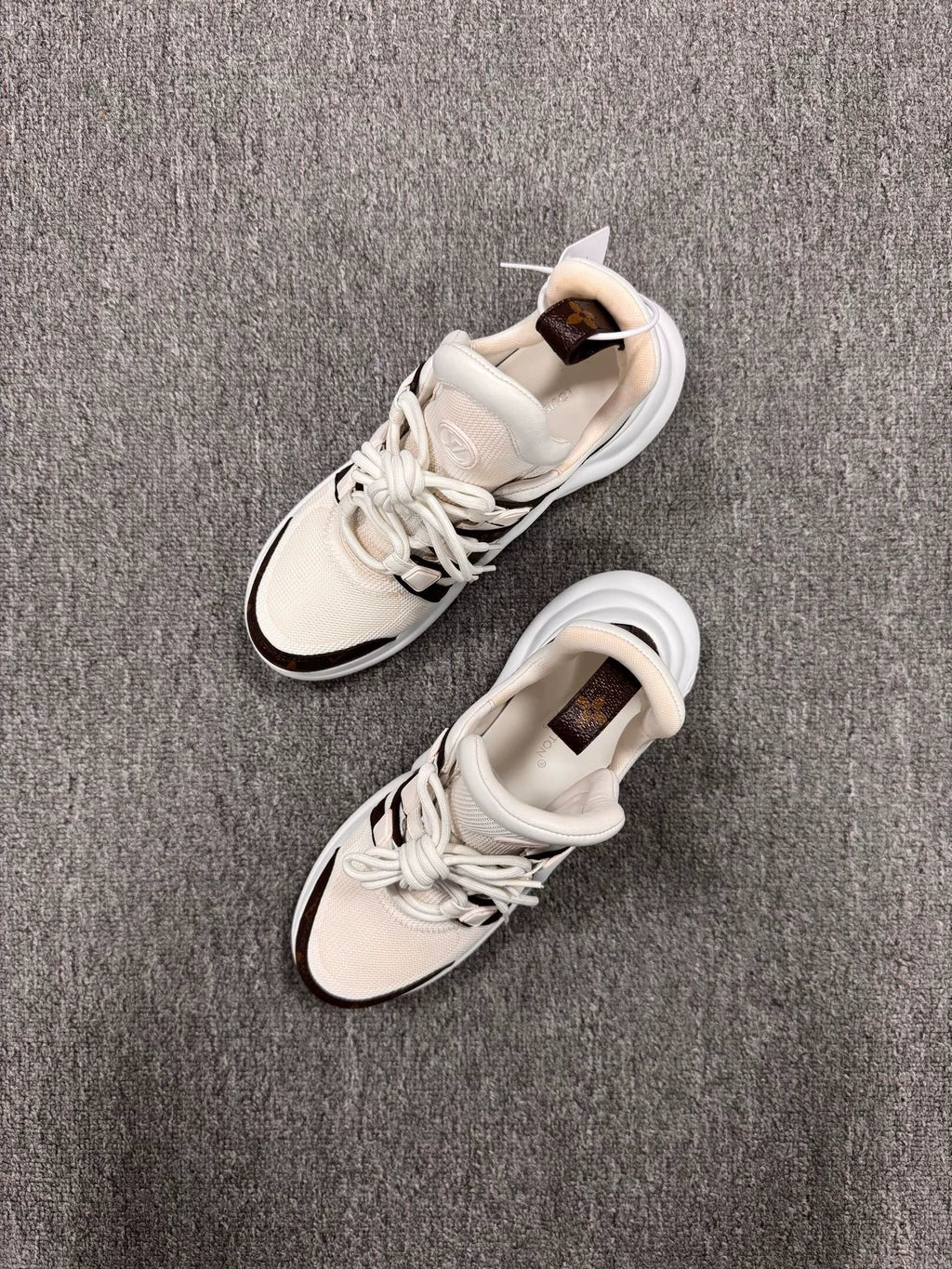 Louis Vuitton Monogram White Arch Sneakers