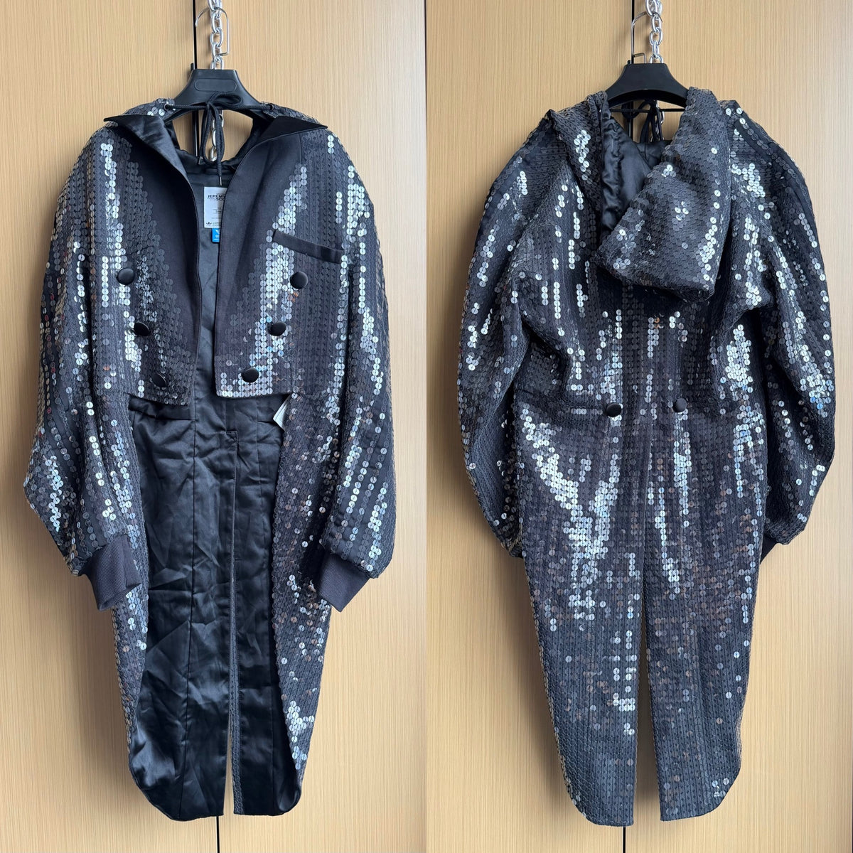 jeremy scott adidas Sequined tailcoat