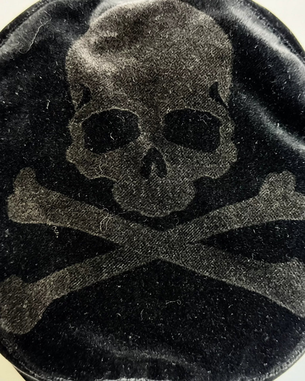 Mastermind Japan Mainline Velvet Skull Silver Bucket Hat