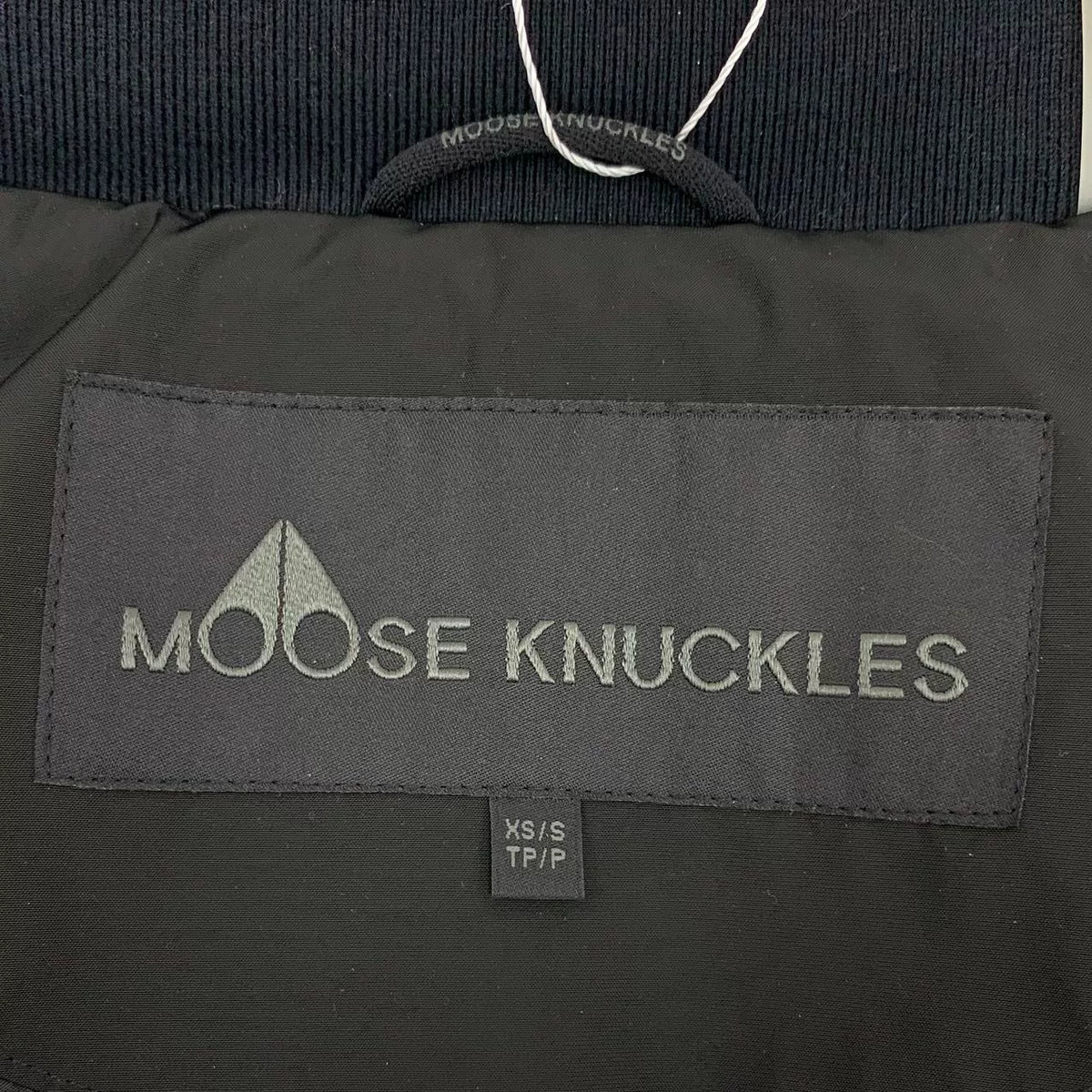 Black Knuckles Logo Hooded Drawstring Zip-Up Jacket