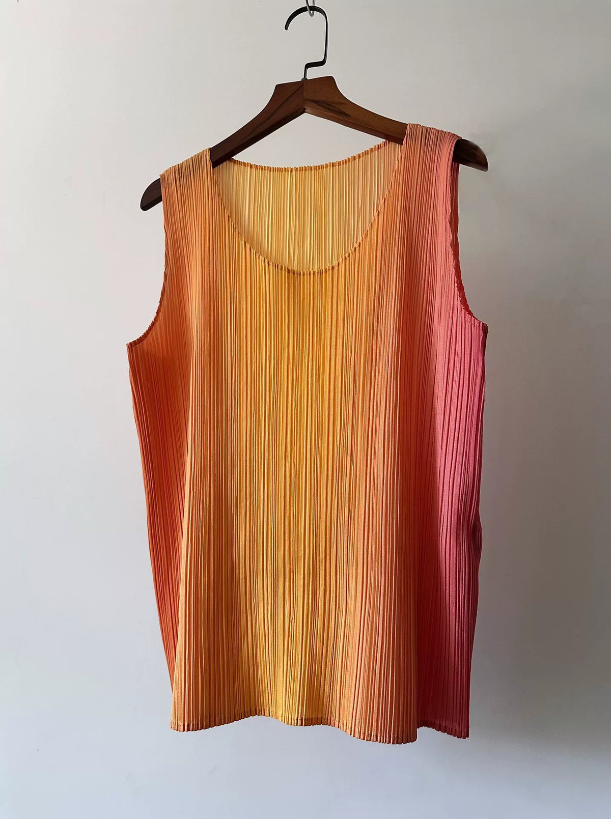 Issey Miy Pleated Vest Top