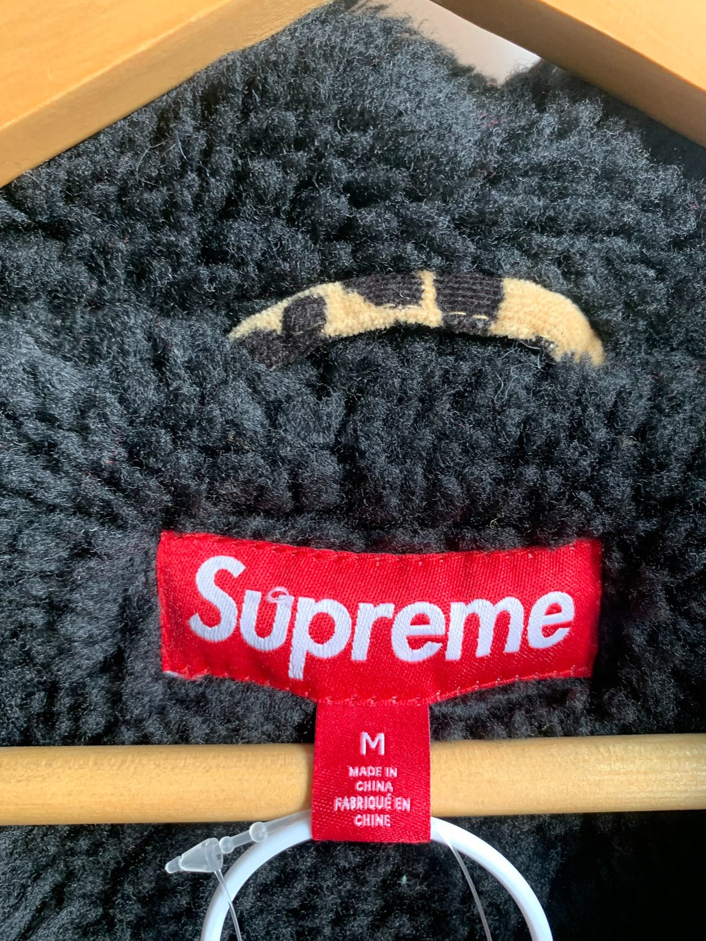 Supreme × Zimptone Leopard Print Fleece Coat