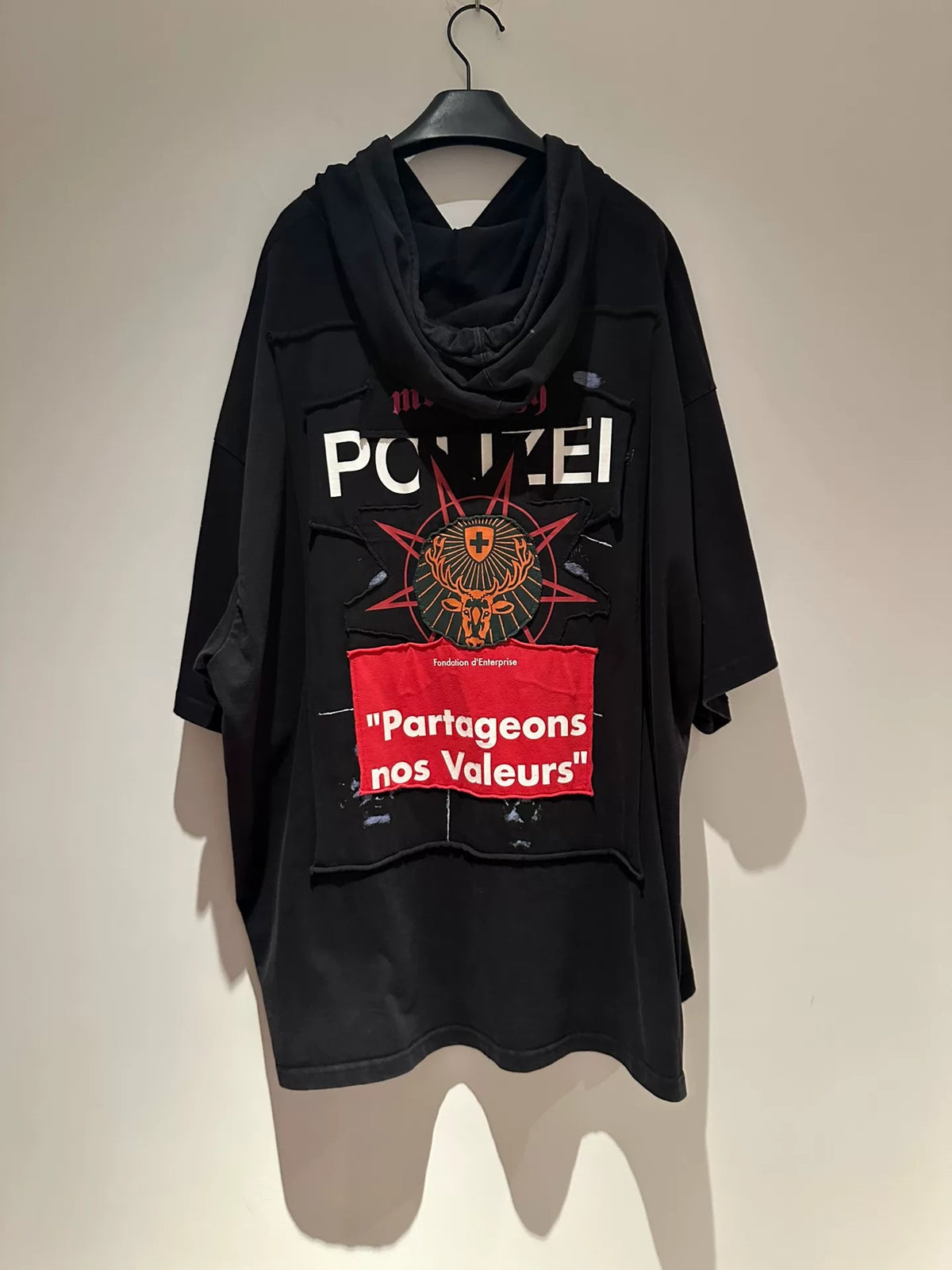 Vetements Anti-War Patch Show Version Short-Sleeve T-Shirt