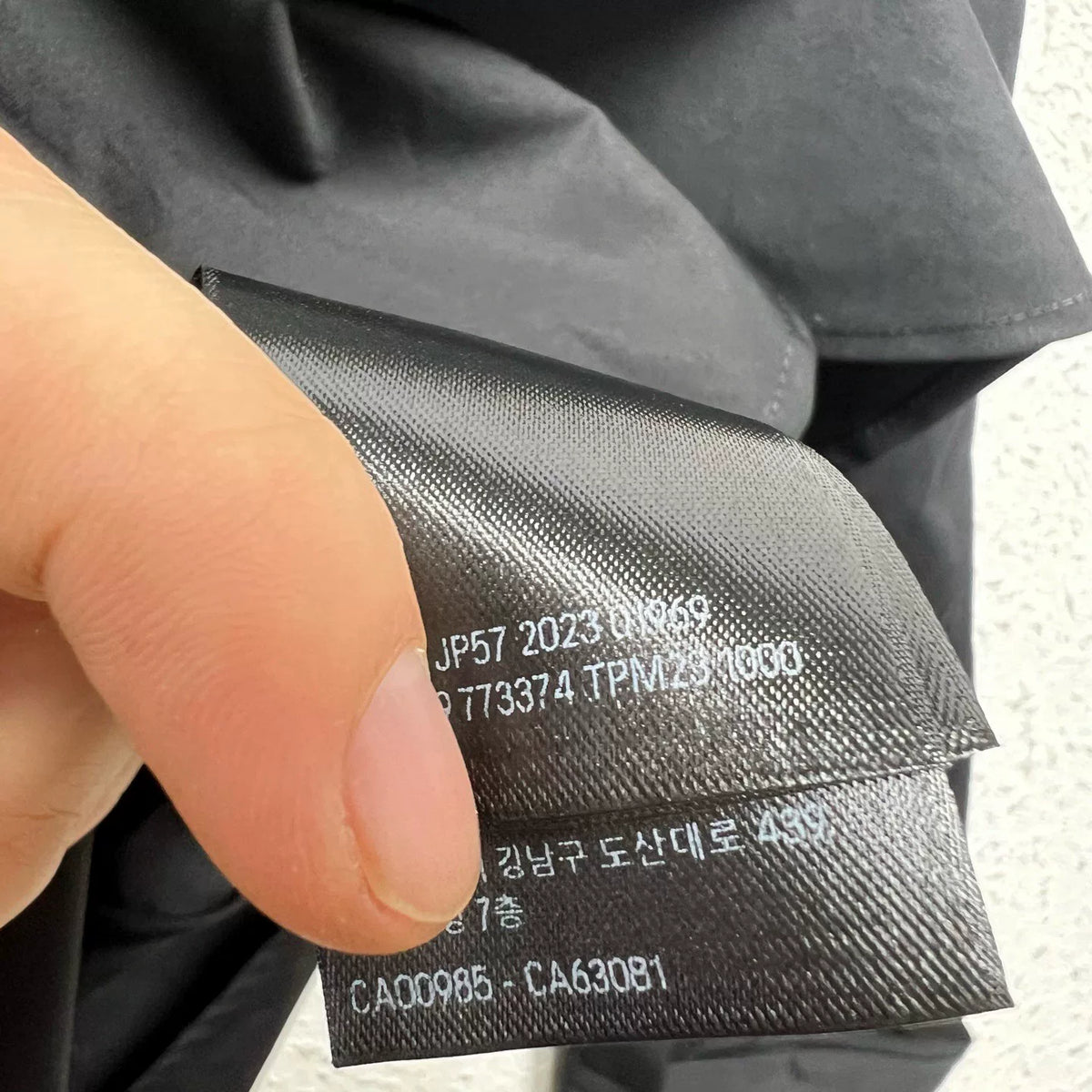 Balenciaga Black Dragon Year Limited Qilin Arm Graffiti Logo Nylon Shirt Jacket