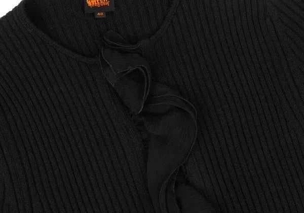 Jean Paul Gaultier Vintage Black Embellished Knit Top