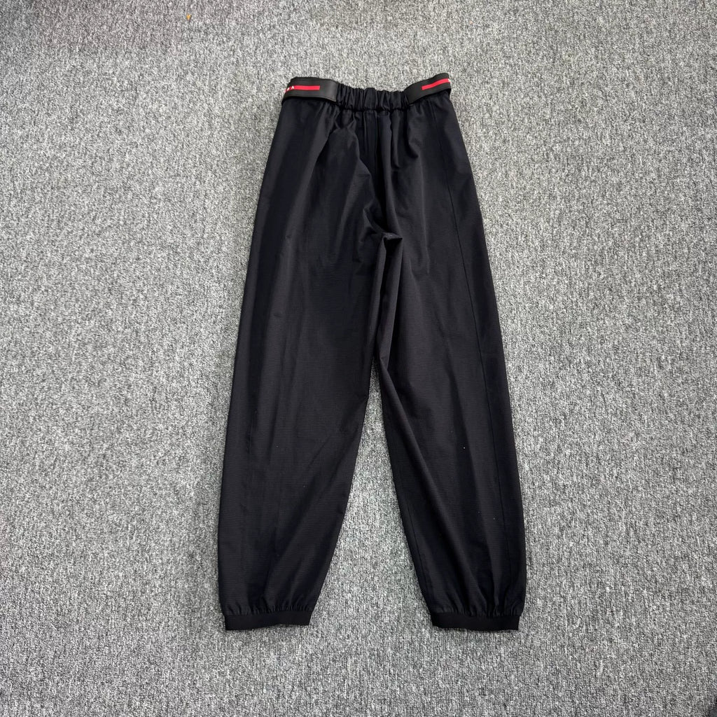 Prada Velcro Zip-Up Cuffed Pants
