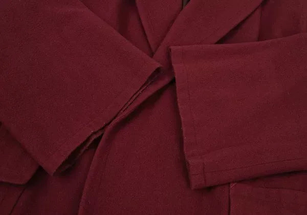 Jean Paul Gaultier 1990s Red Wool Coat