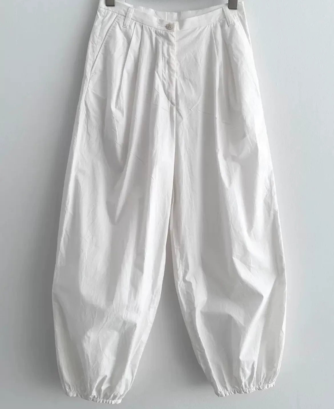 Dries Van Noten White Vintage Balloon Pants