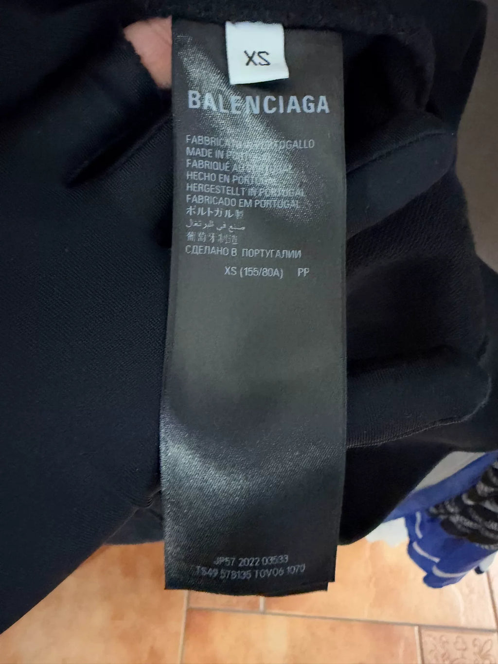 Balenciaga Black Graffiti Logo Hooded Sweater