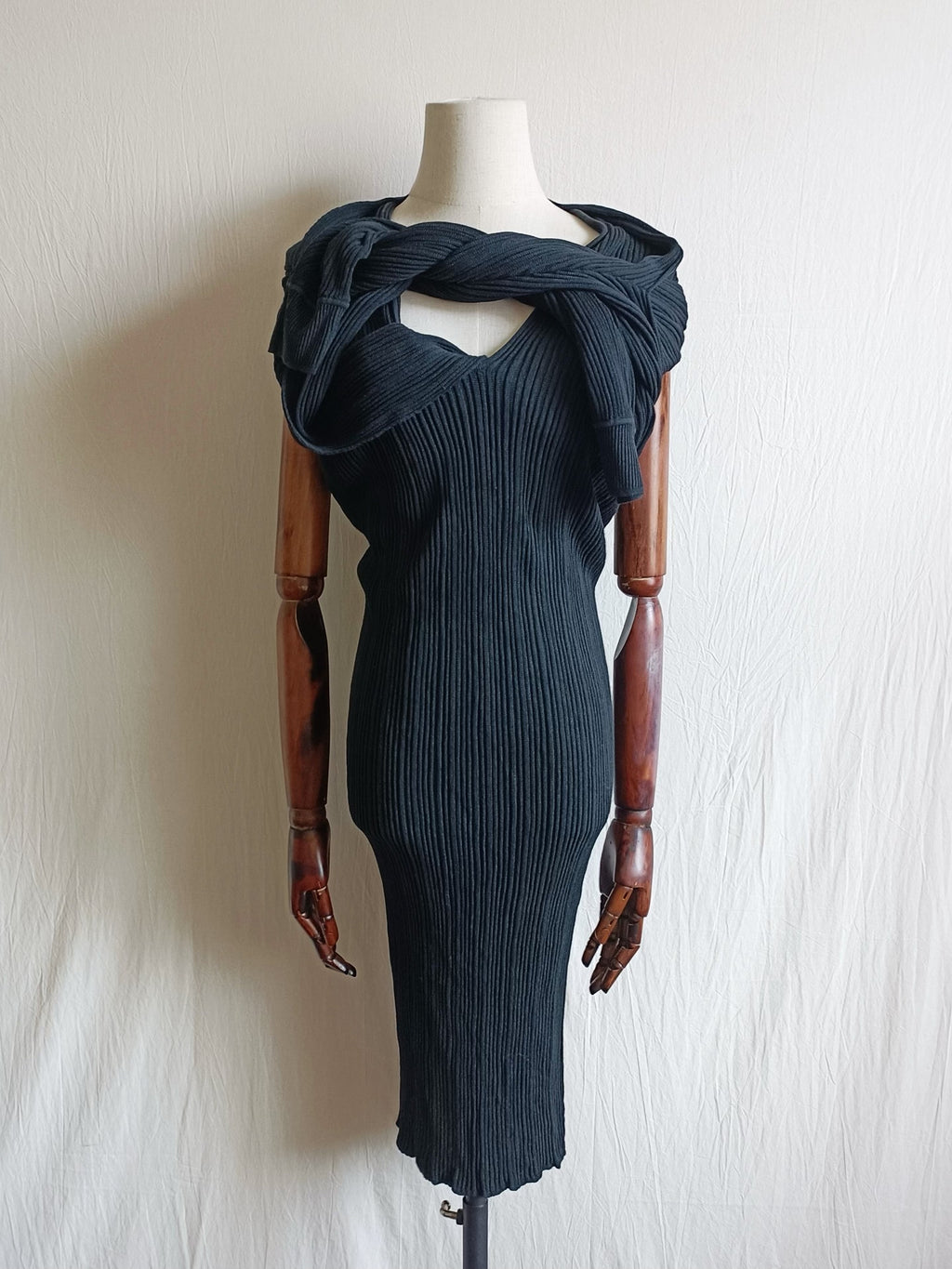 Issey Miyake 1980s Deconstructed Knit Mainline Top