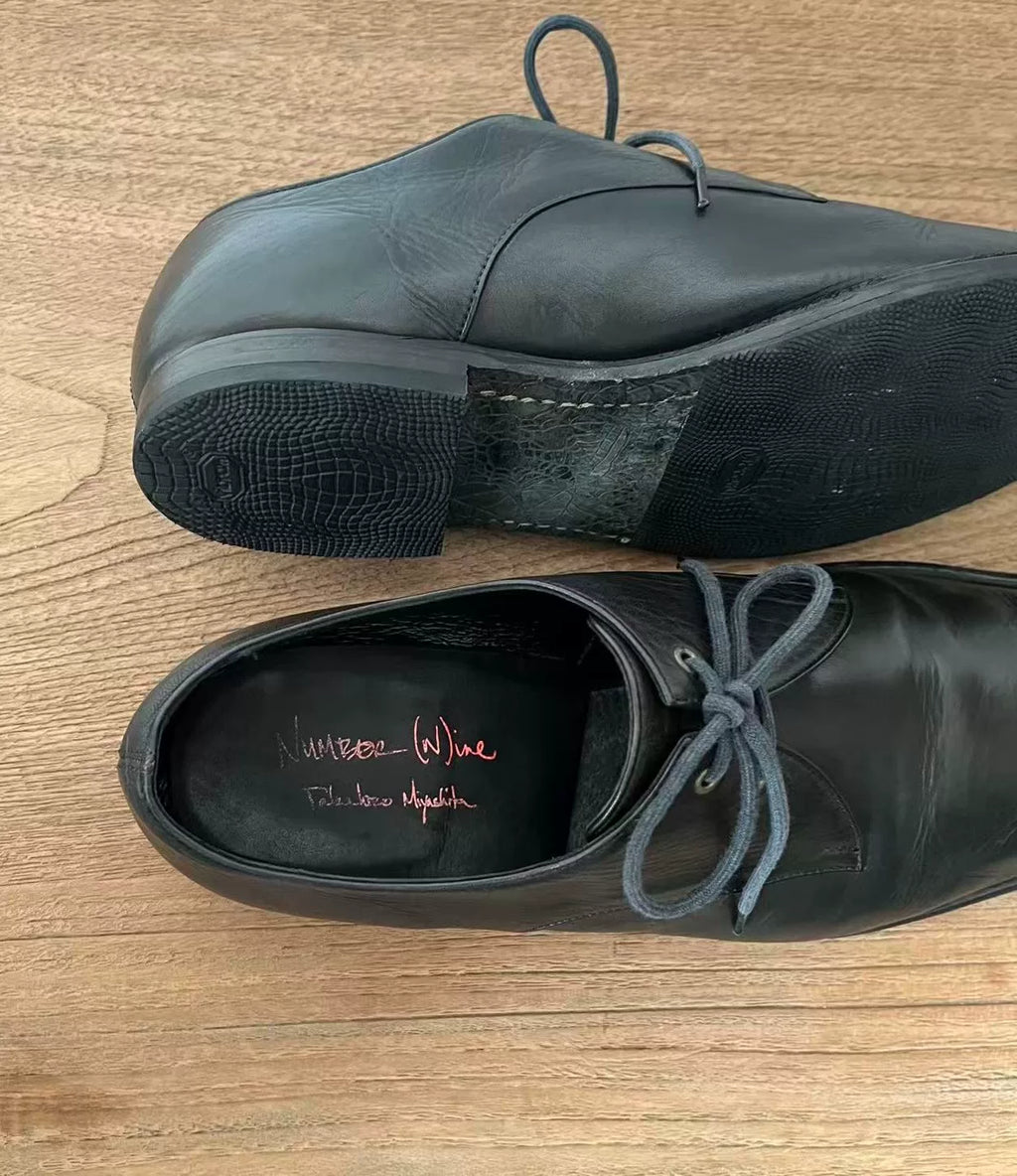 Number (N)INE SS05 Leather Derby Shoes