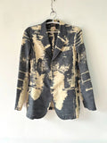 Jean Paul Gaultier 90s Archive Brush Print Blazer