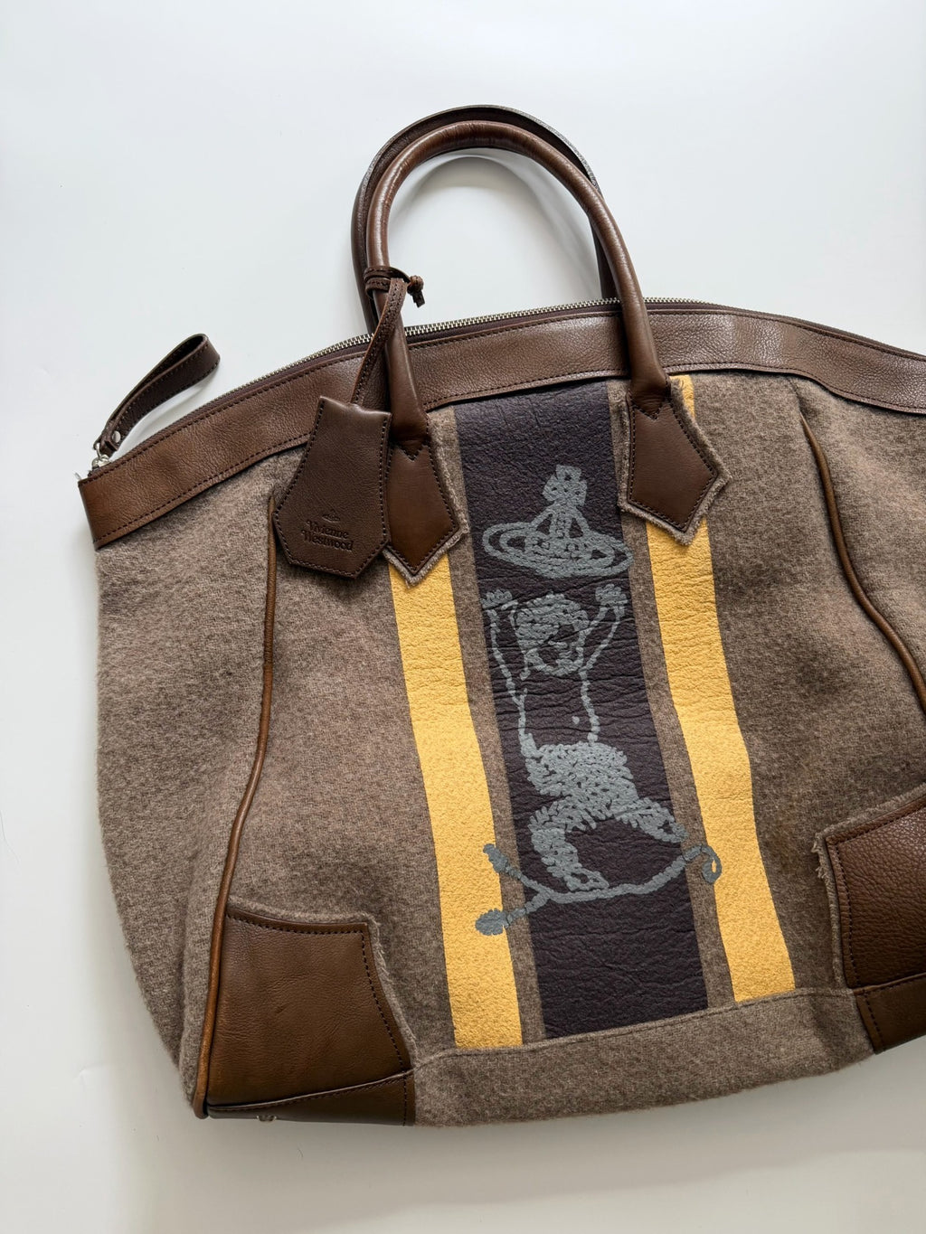 Vivienne Westwood Rare vintage Vivienne Westwood felt Saturn handbag