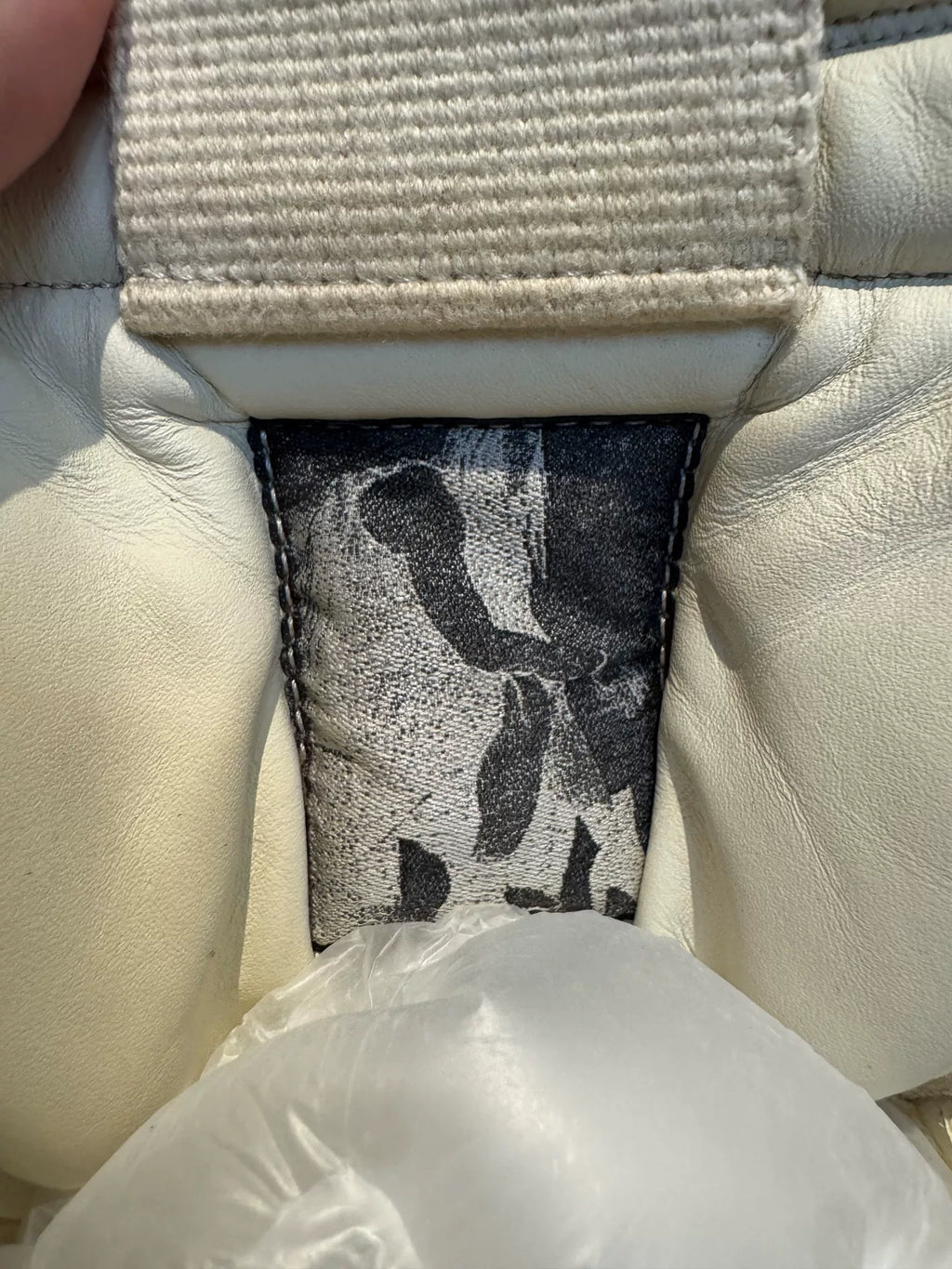 Rick Owens Inverted-Triangle White Black Sneakers