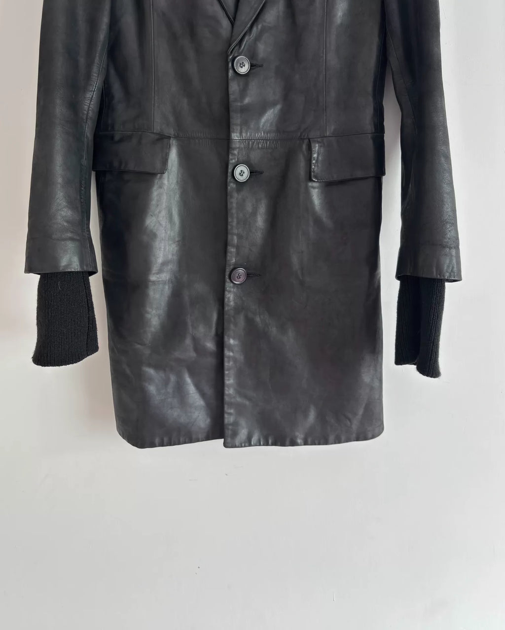 Isaac Sellam Leather 90s Jacket