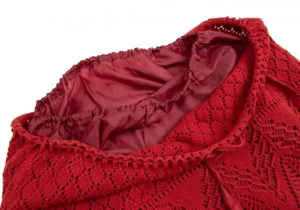 Jean Paul Gaultier Vintage Red Knit Skirt