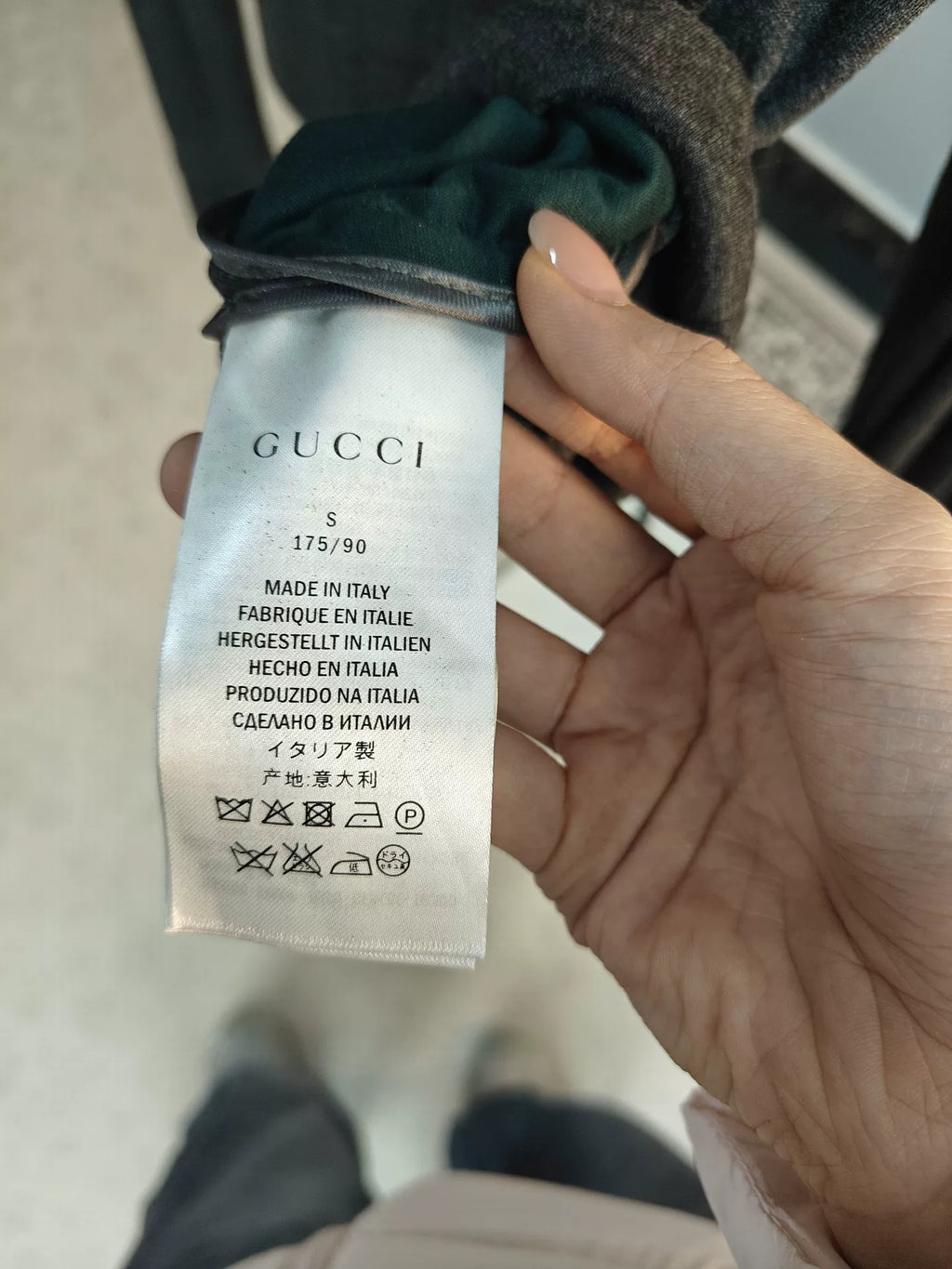 Gucci Grey Bird Embroidery Sweater