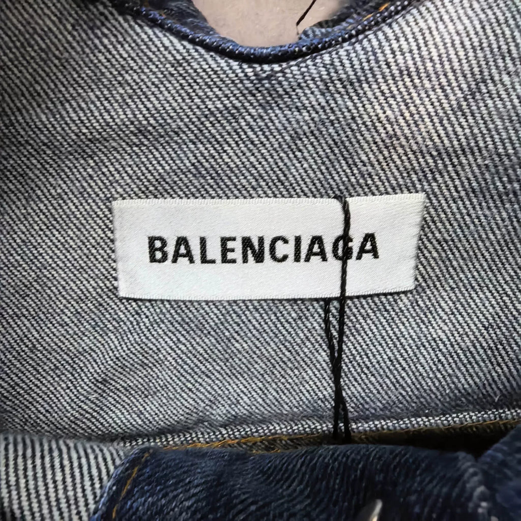 Balenciaga Dark Blue Denim Jacket - Devines