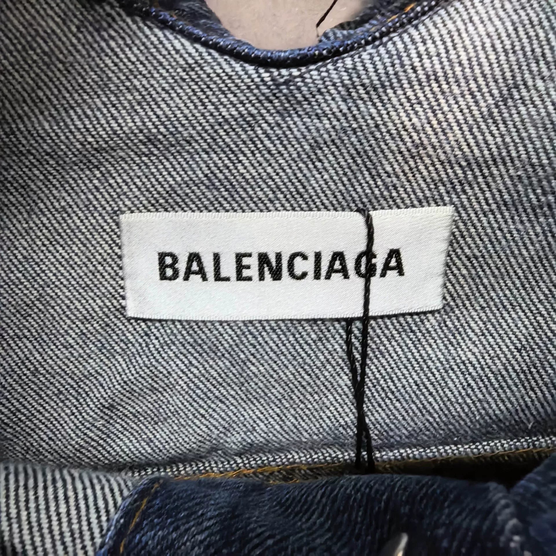 Balenciaga Dark Blue Denim Jacket - Devines