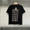 Louis Vuitton Gesture Jacquard All-Over Print Black Short Sleeve T-Shirt