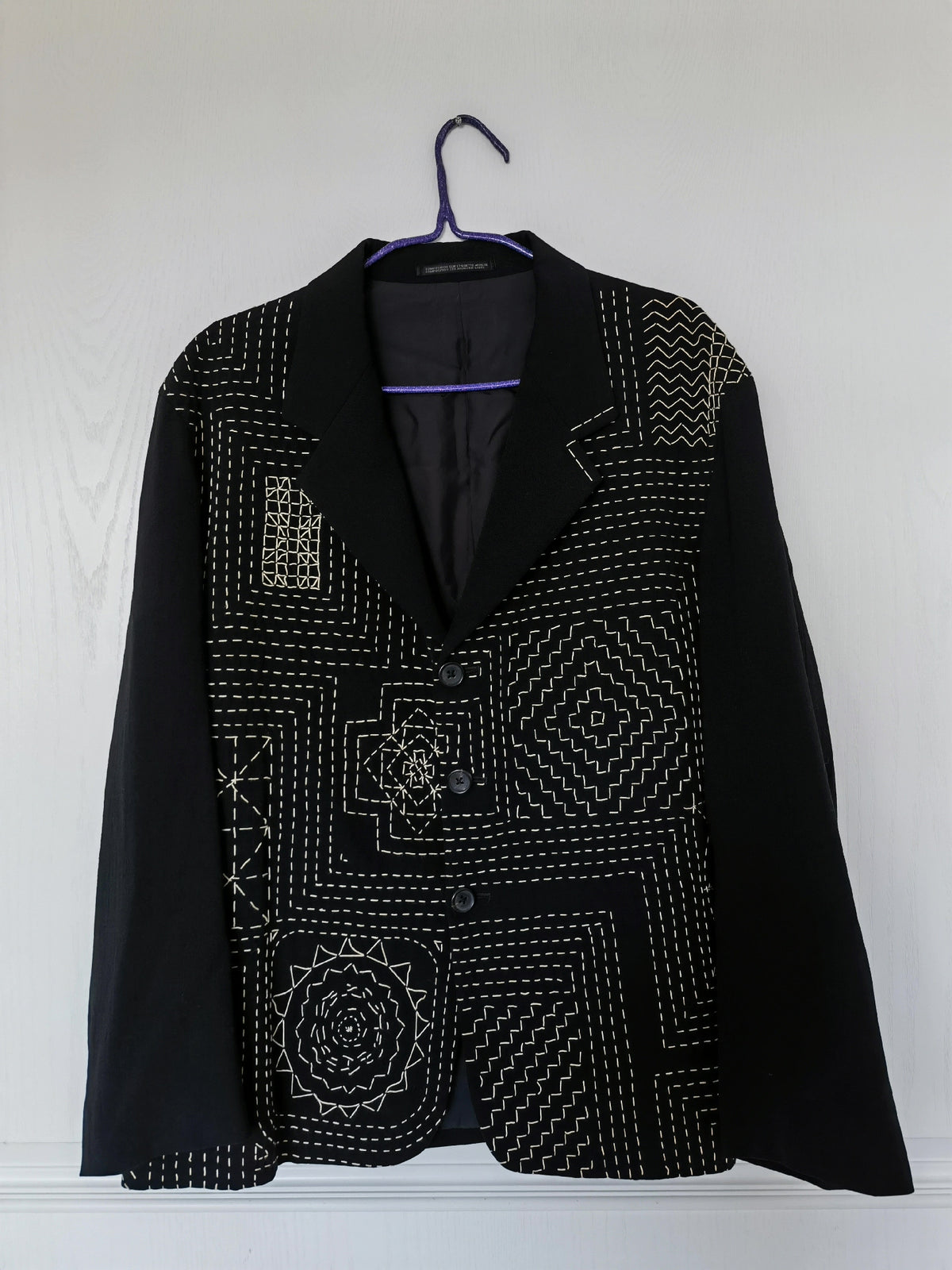 Yohji Yamamoto 95ss Sashiko Suit, Robin Williams Style