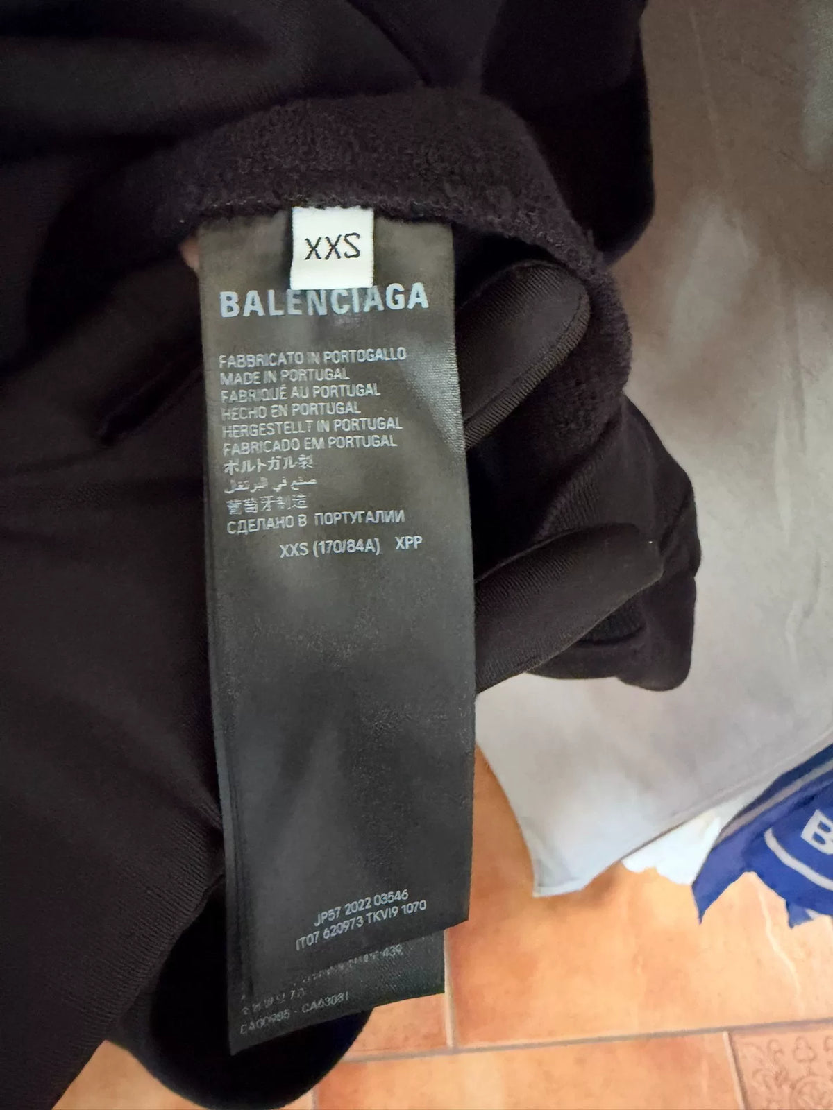 Balenciaga Black Cola Embroidered Hooded Sweater