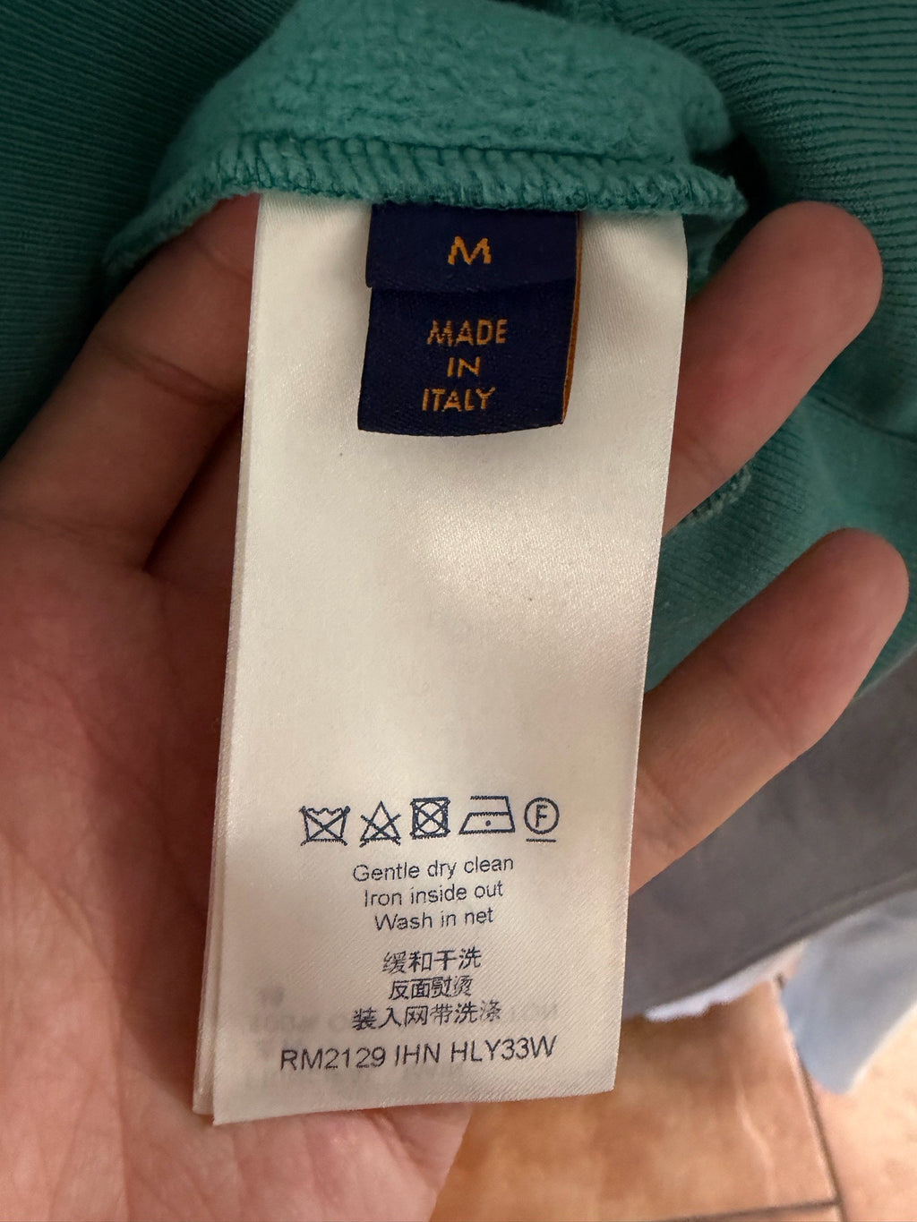 Louis Vuitton Lake Green Pin Hooded Sweater
