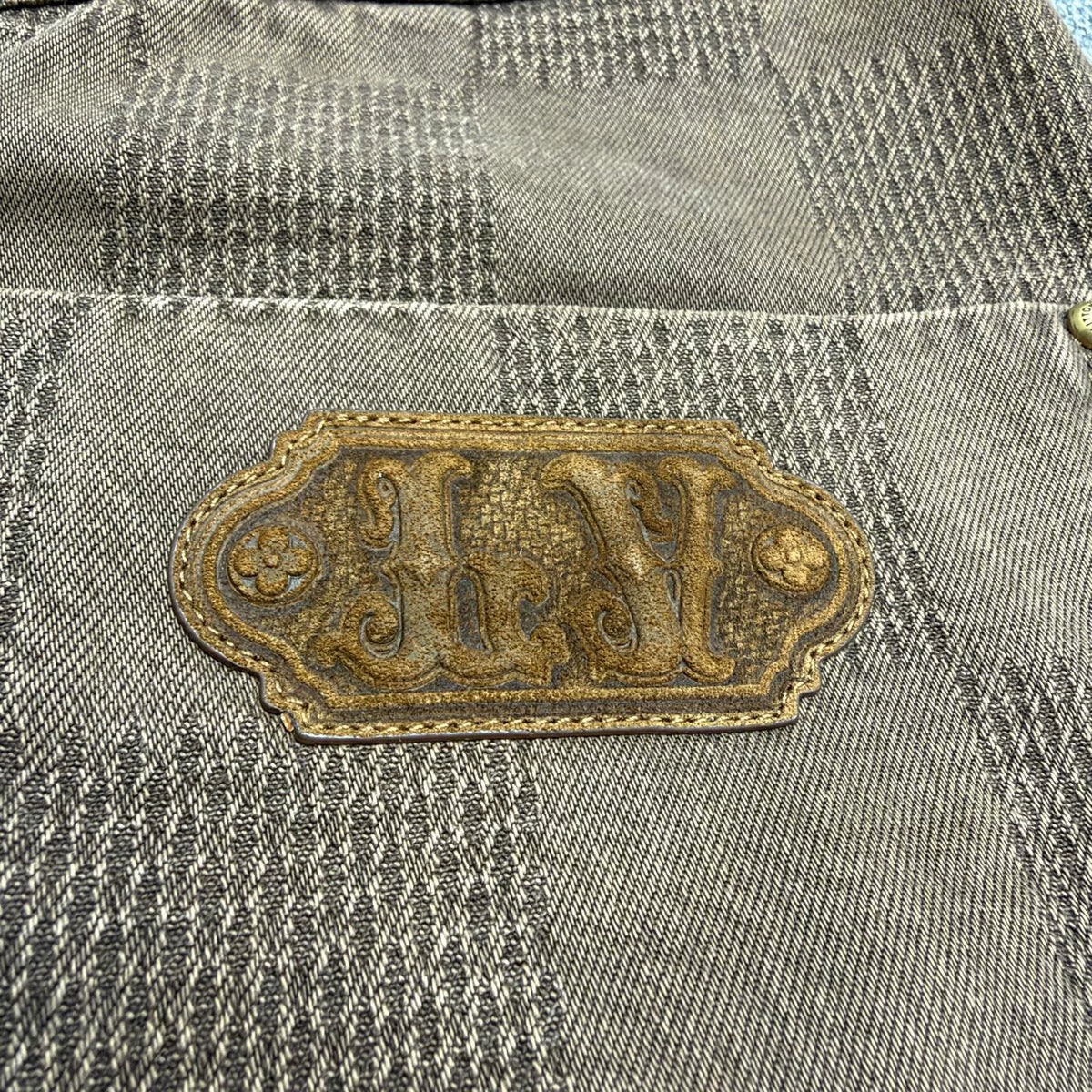 Louis Vuitton Plaid Denim Jeans