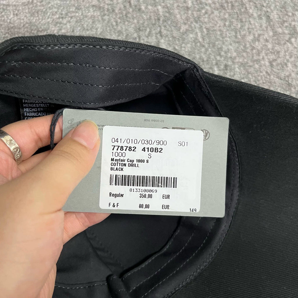 Balenciaga Black Letter Logo Cap