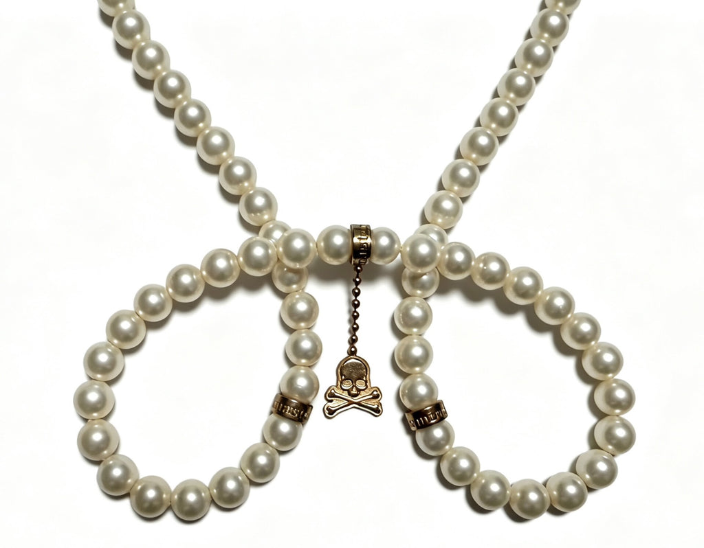 Mastermind Japan Silver Gold Skull Necklace