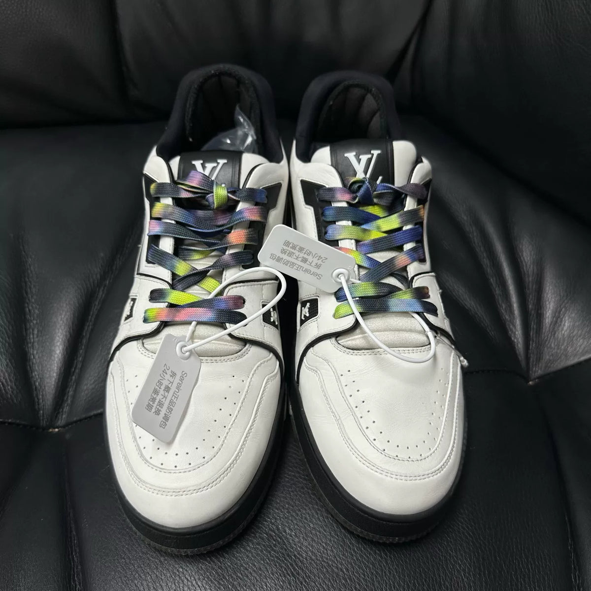Louis Vuitton Leather Low-Top Trainer Sneakers