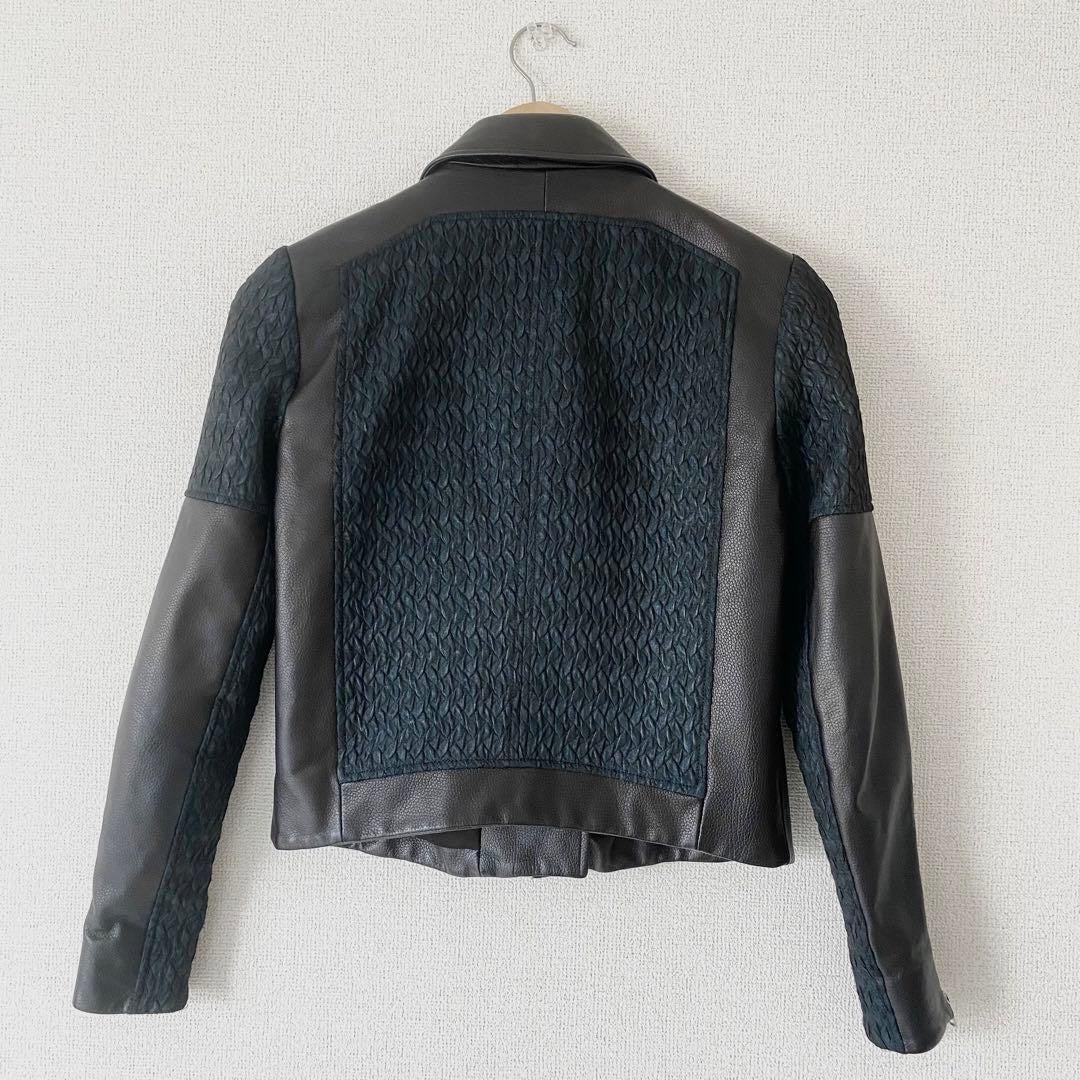 Helmut Lang Lambskin Zip-Up Jacket
