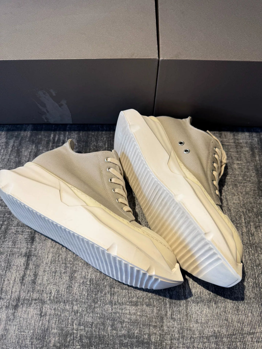 Rick Owens Gray Sneakers