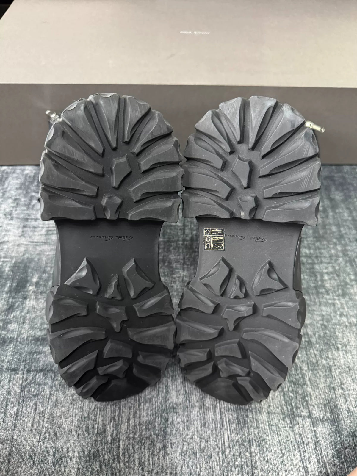 Rick Owens Octopus Lace-Up Military Boots