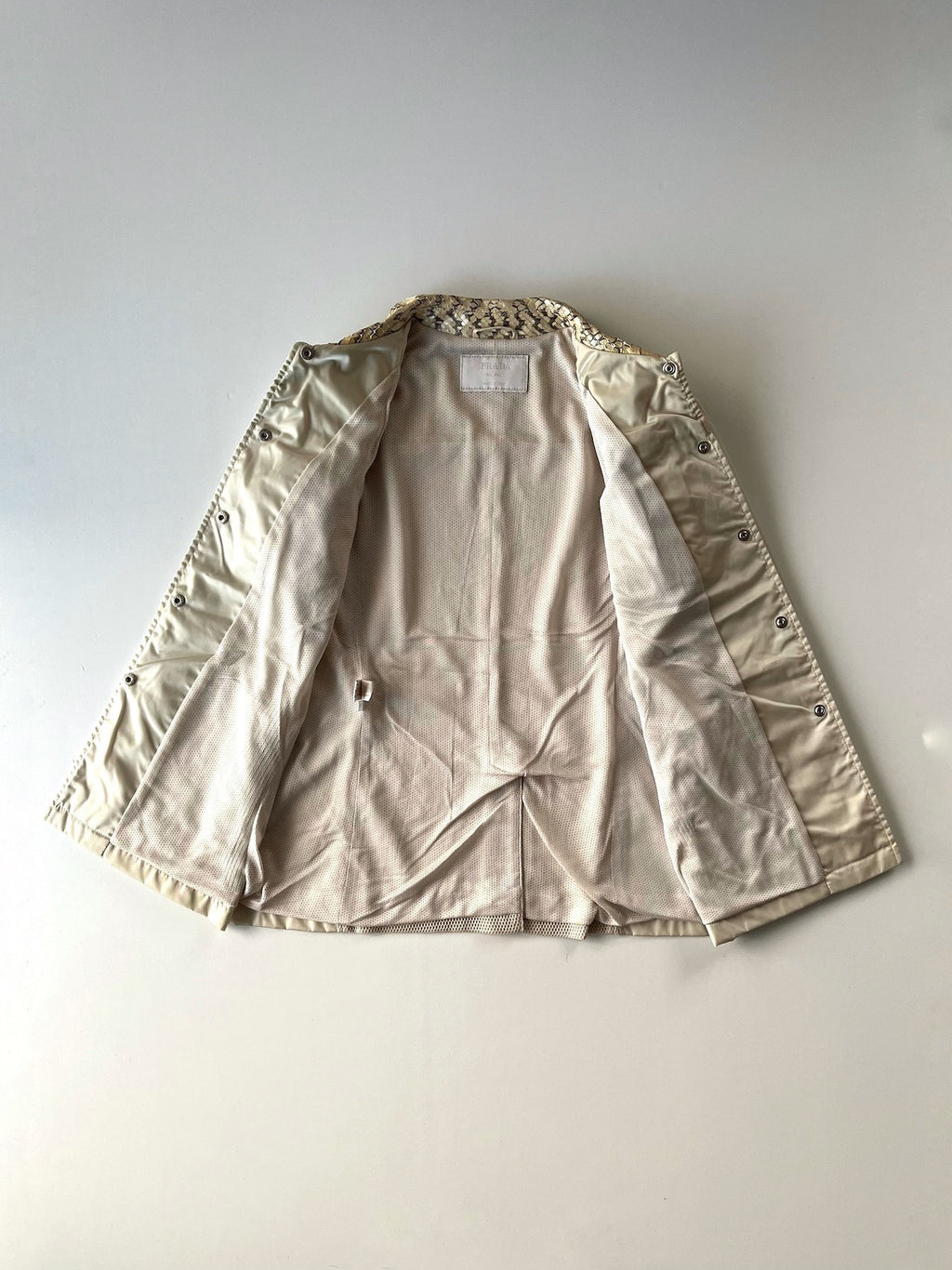 Prada SS99 Snake Print Nylon Jacket