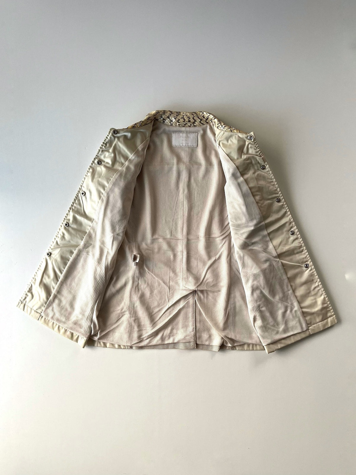 Prada SS99 Snake Print Nylon Jacket