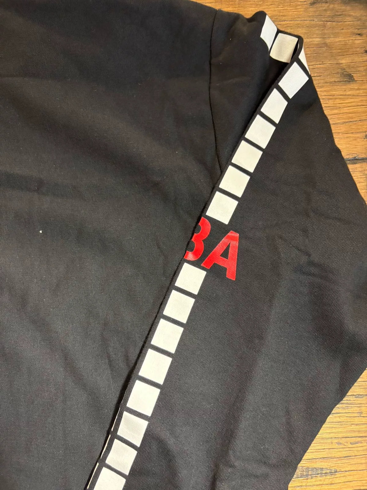 HBA Hood By Air FW15 Black Detroit Orgy Cotton Hoodie