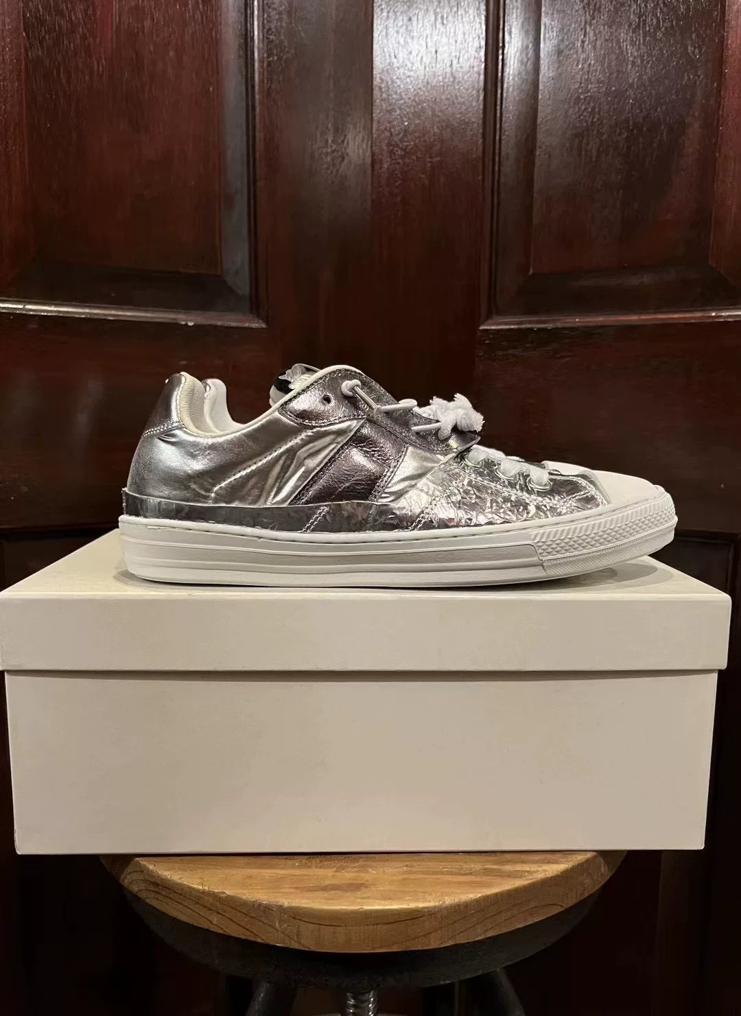 Maison Margiela Silver Evolution Sneakers