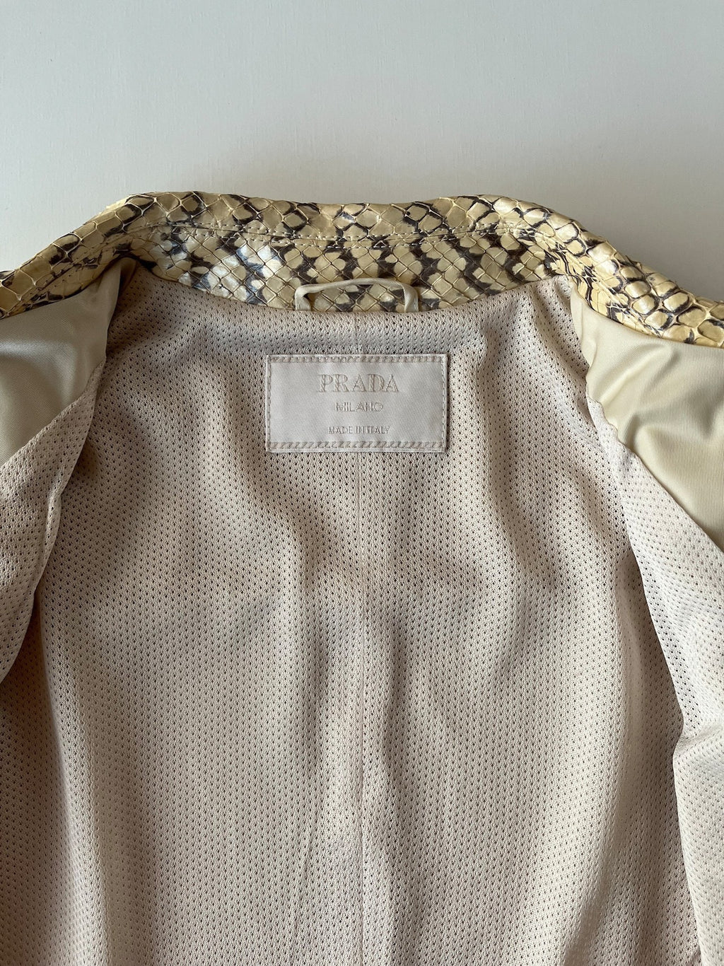 Prada SS99 Snake Print Nylon Jacket