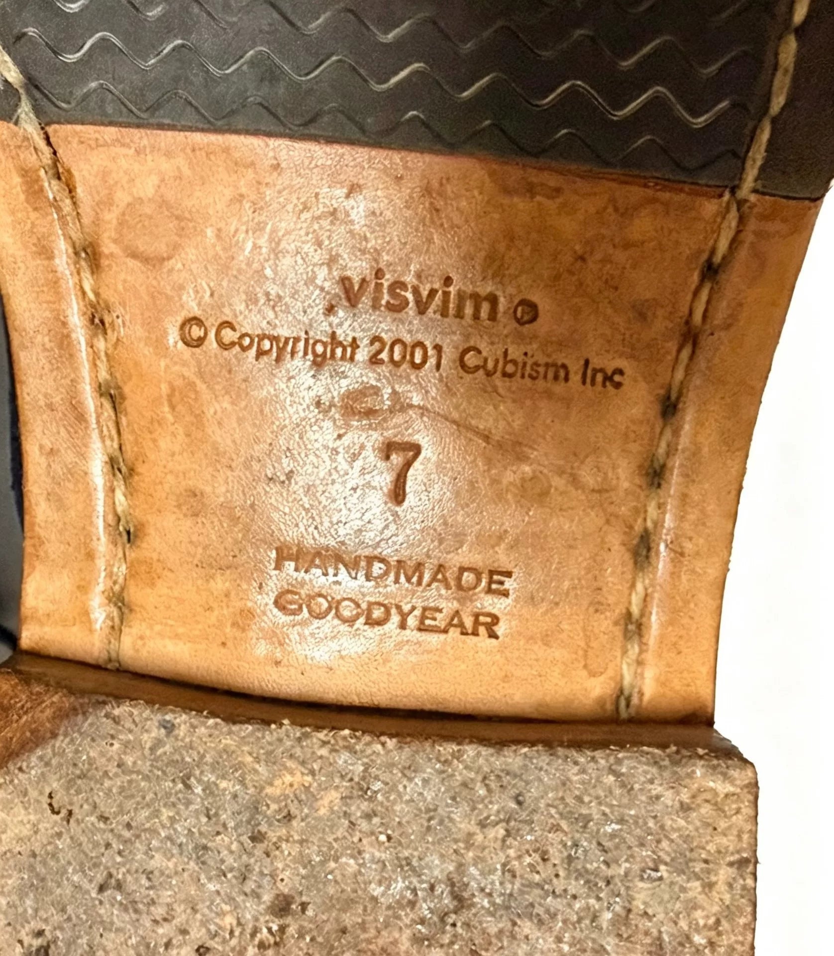 Visvim Marshal Boots-Folk Wmv Navy Leather Boots