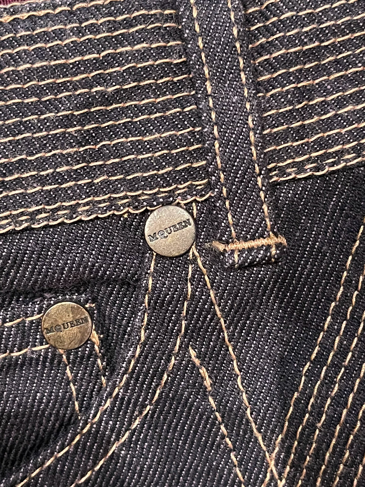 Alexander McQueen AW02 Denim Trousers