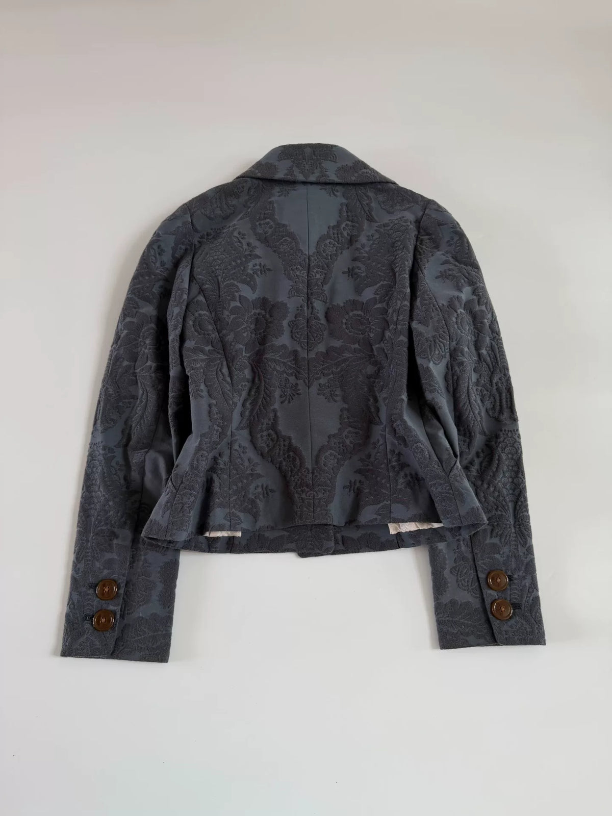 Vivienne Westwood Red Label Vintage Jacquard Asymmetric Short Jacket