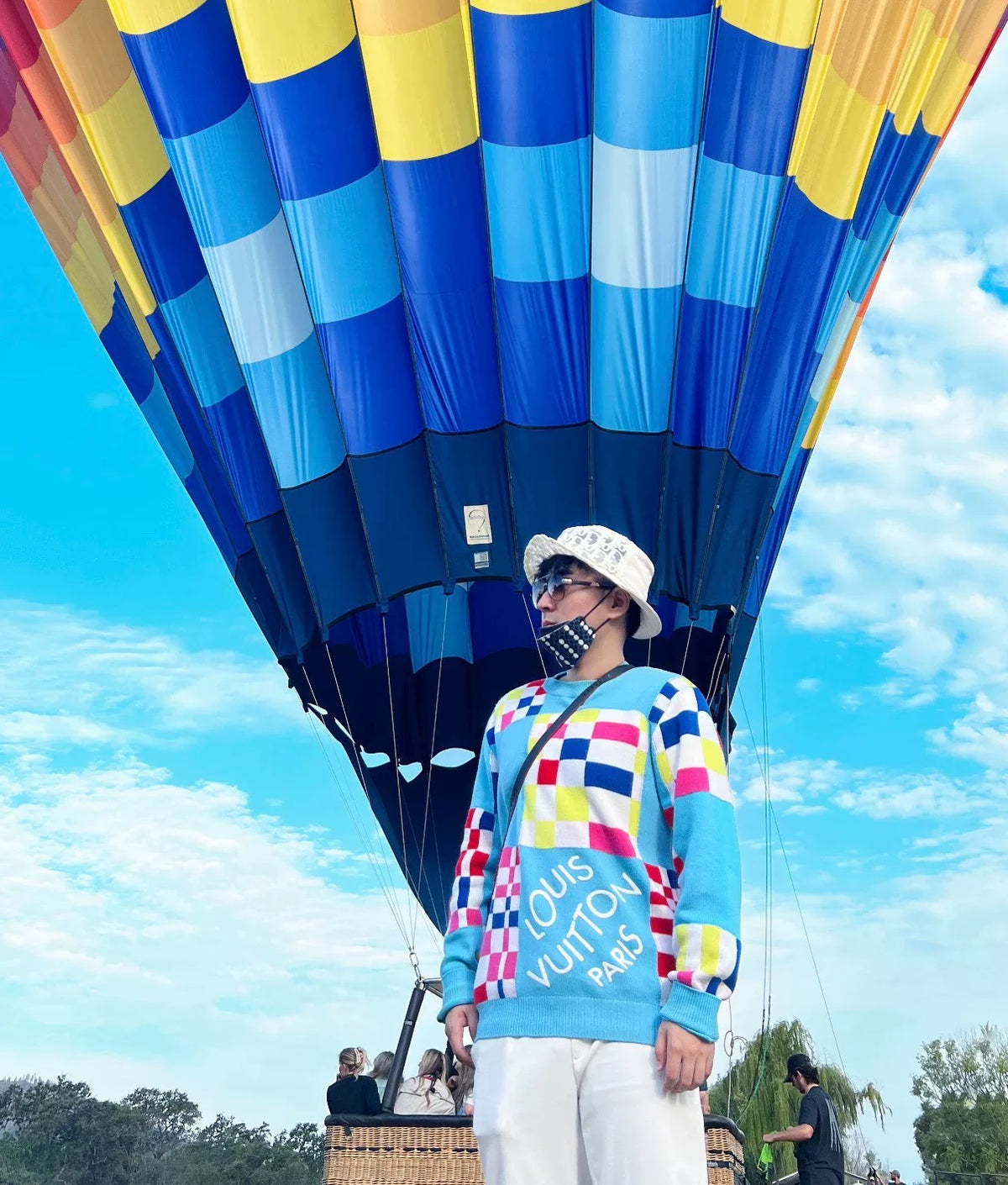 Louis Vuitton Checkerboard Logo Knit Sweater