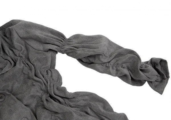 Issey Miyake Grey Pleated Jacket