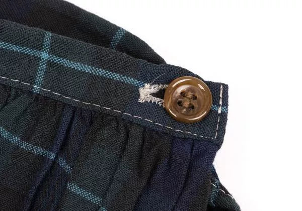COMME des GARCONS Vintage Green Plaid Shorts