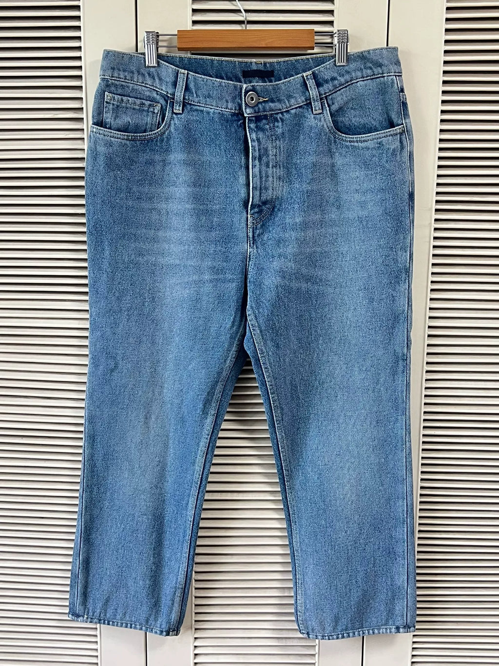 Prada Triangle Logo Jeans