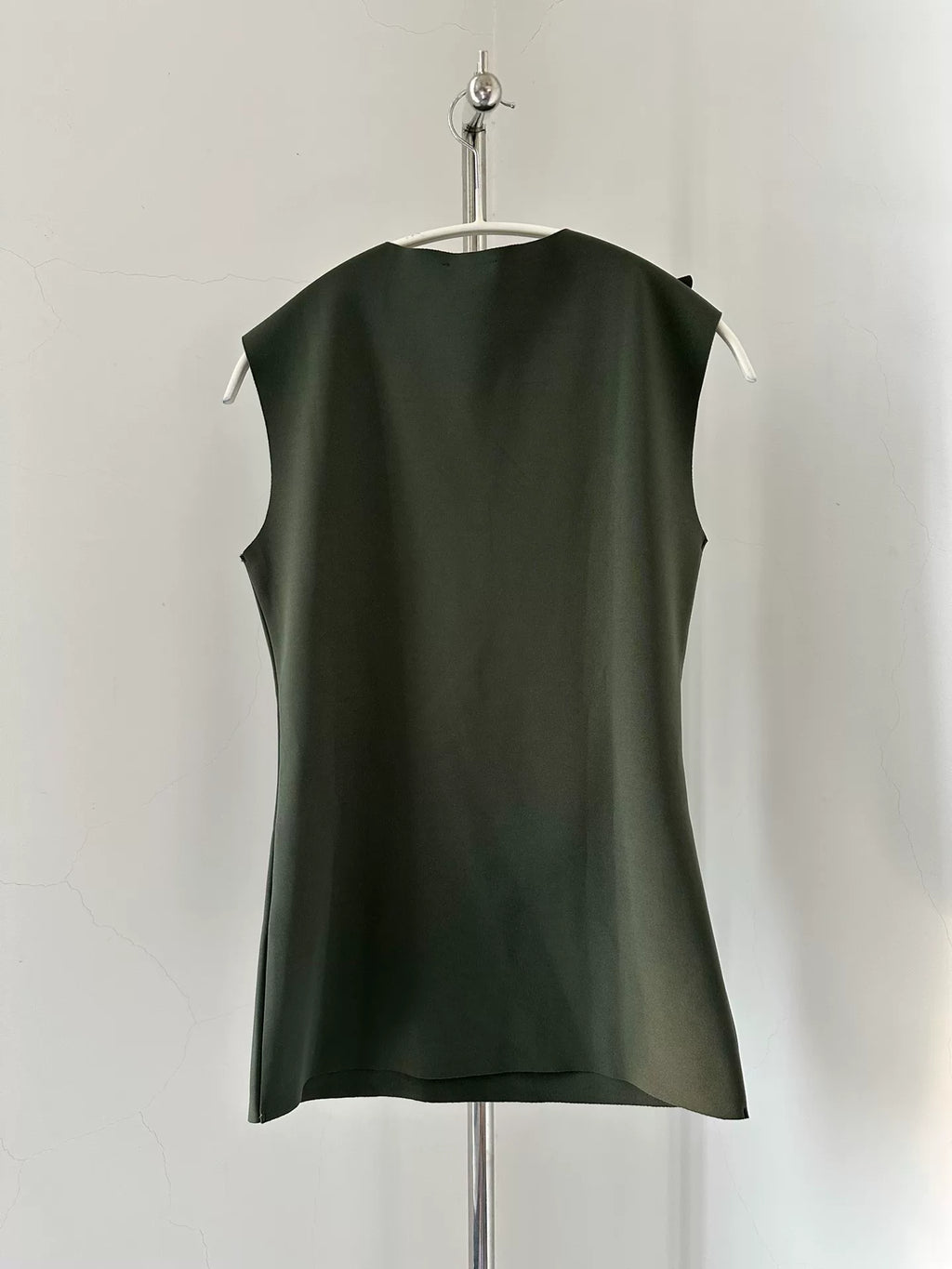 Dries van Noten 24SS three-dimensional pleated floral sleeveless vest